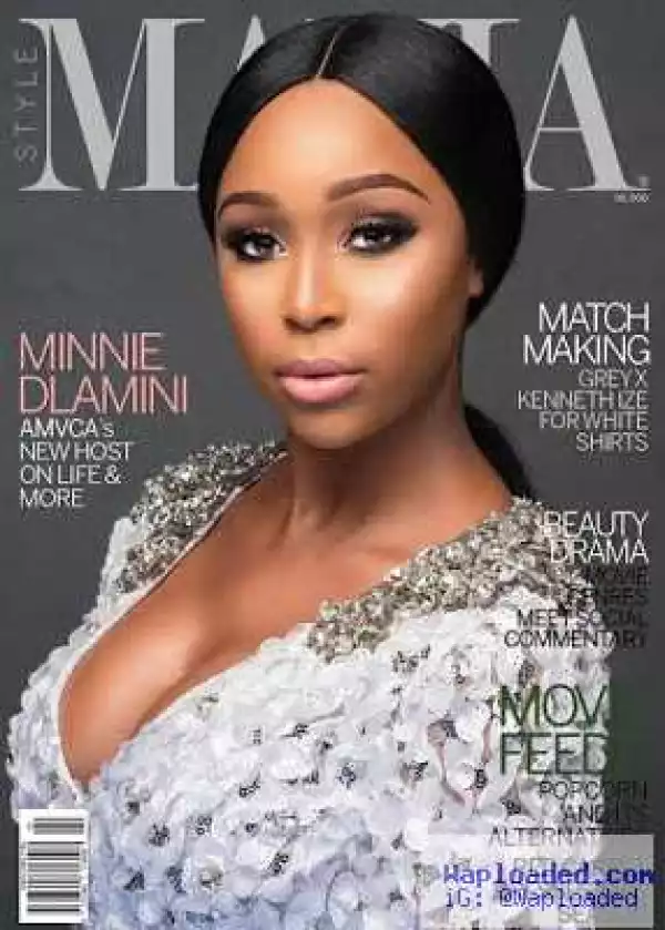 Photos: Minnie Dlamini Covers The Awards Issue Of Mania Magazine